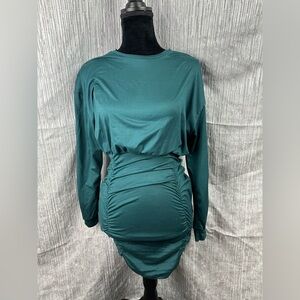 Green Cinched Dress